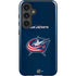 NHL Columbus Blue Jackets Distressed Galaxy S25 Plus Impact Case